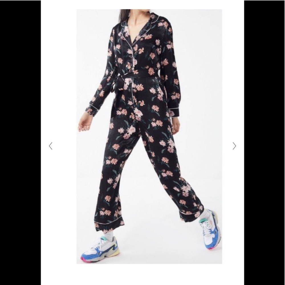 Urban outfitters one piece floral jumpsuit pajamas. NWOT